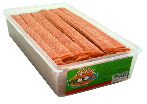 Lollywood - Tapis Citriques Fraise (10 Pièces)