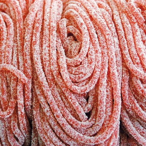Lollywood - Lacets Citriques Fraise (+-100Gr)